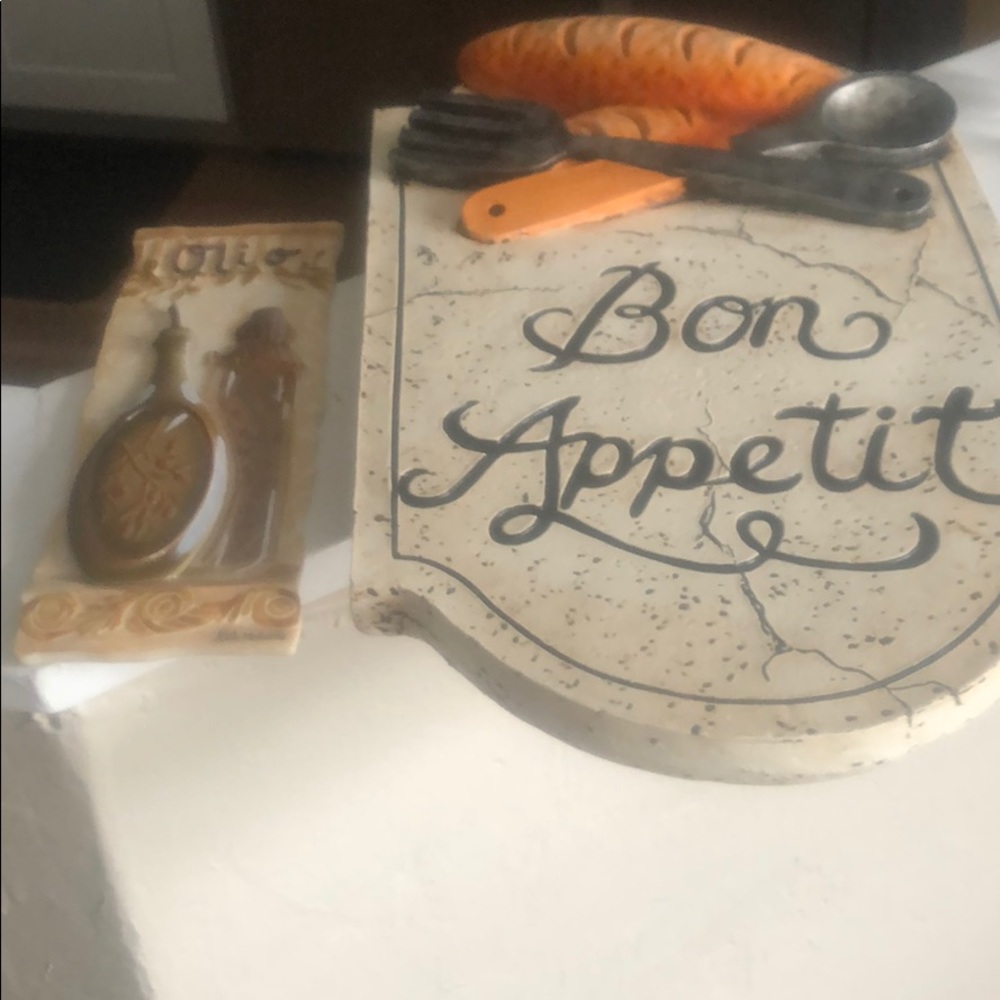 Two kitchen decorations